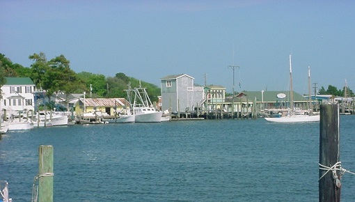 Old Yacht Basin area at Southport NC